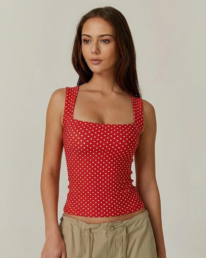 Red Polk Dots