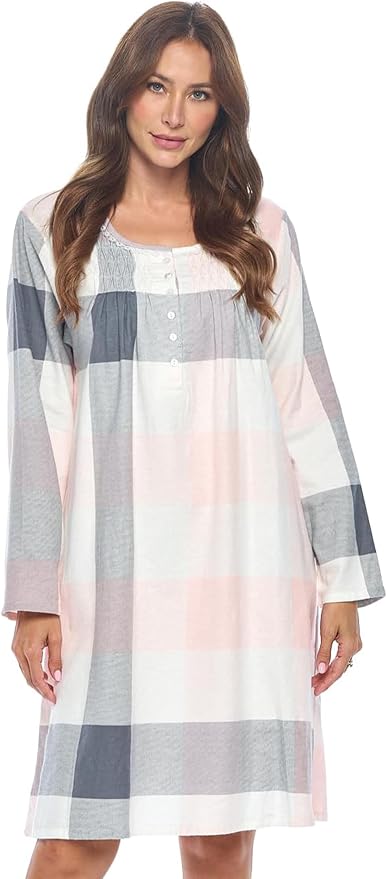 Grey/Pink Plaid