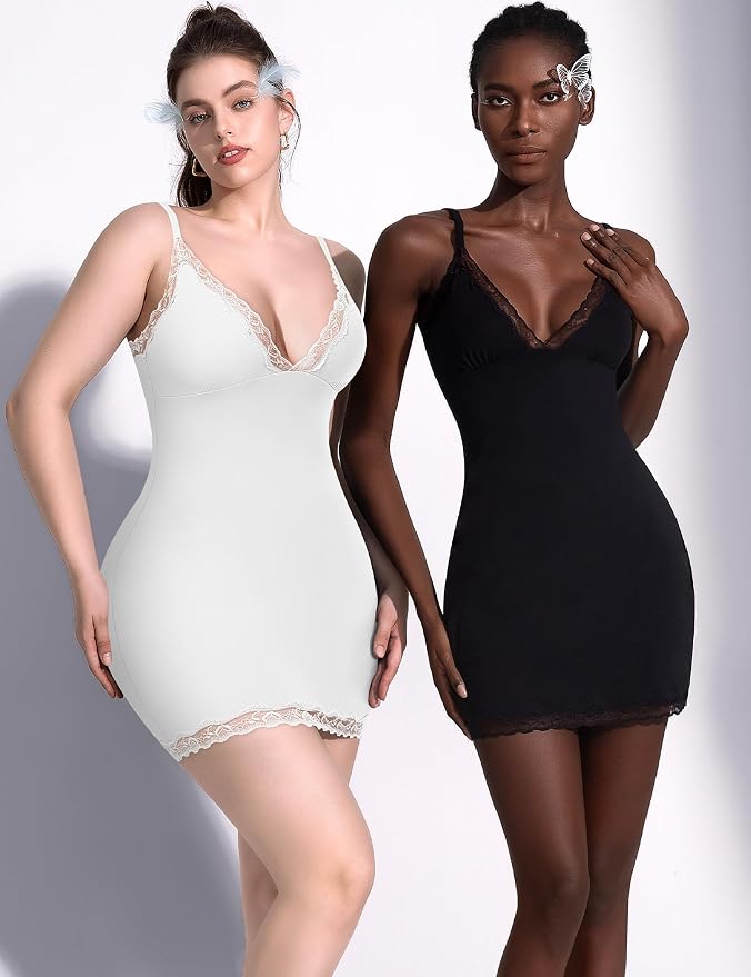 2pcs Nude White