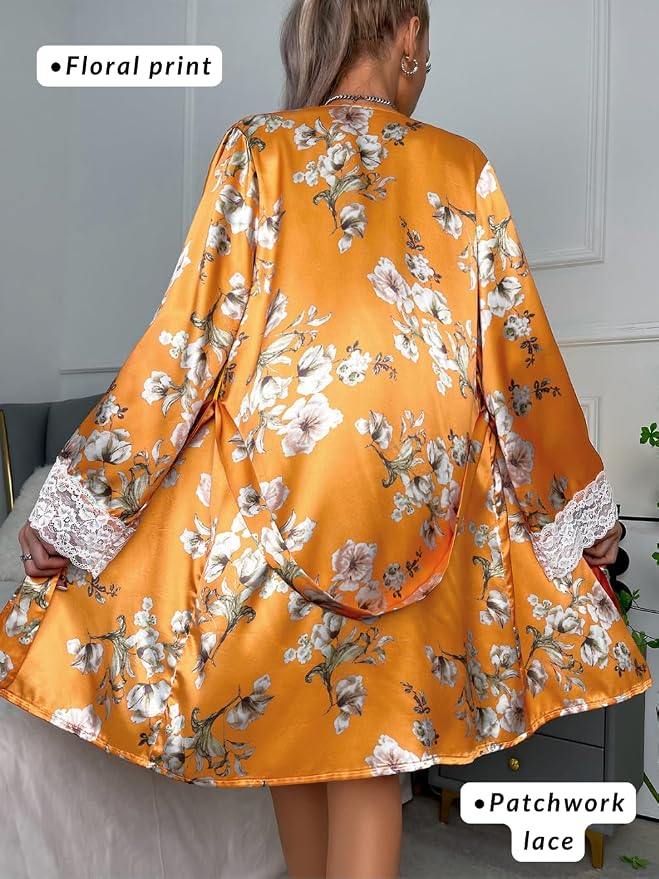 Orange Floral