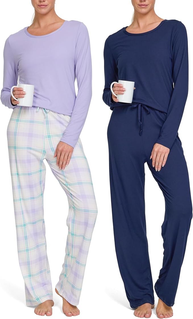 Violet/Violet Plaid - Navy