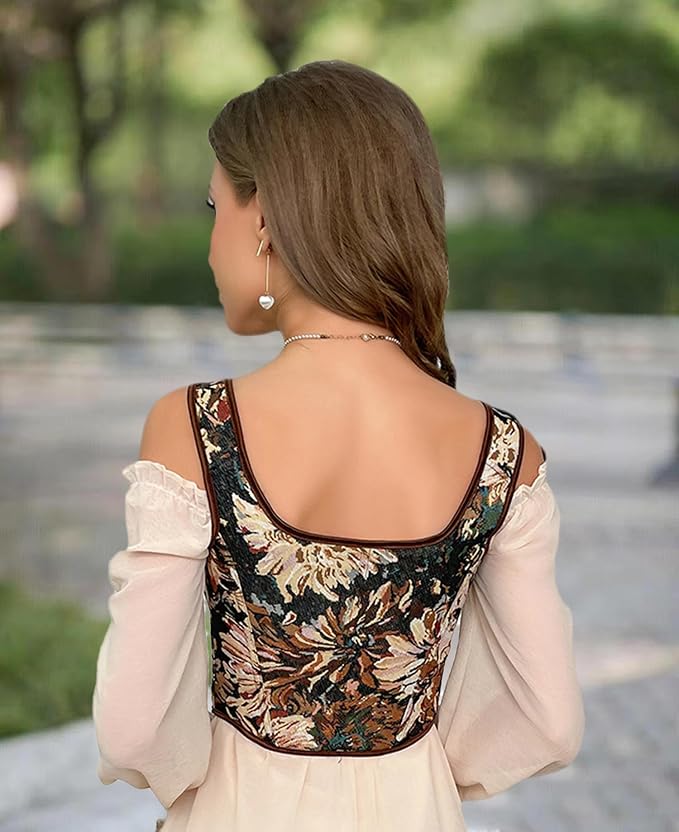 Brown Vintage Print