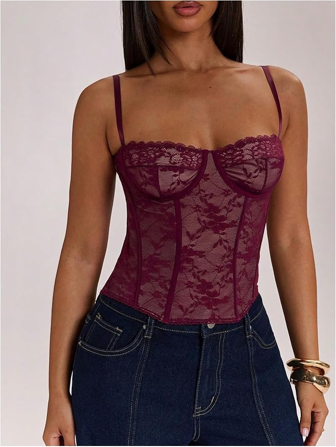 Burgundy Cami