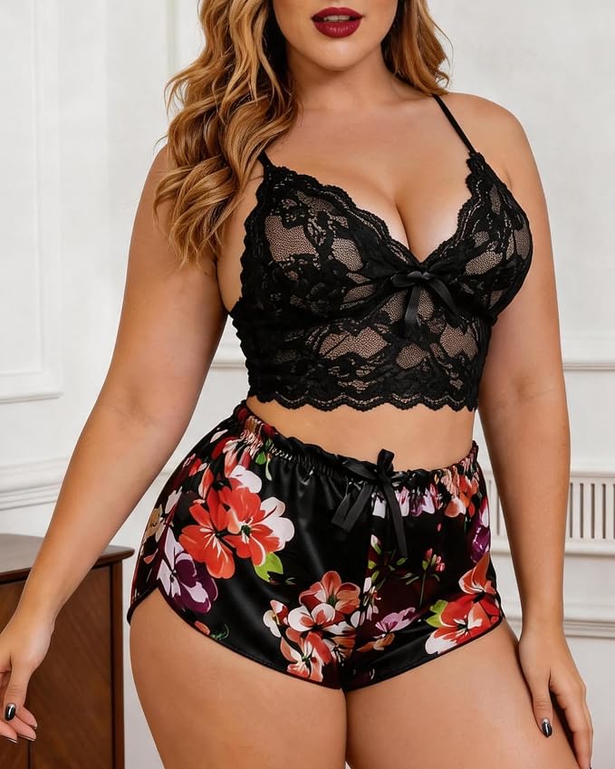Black-floral