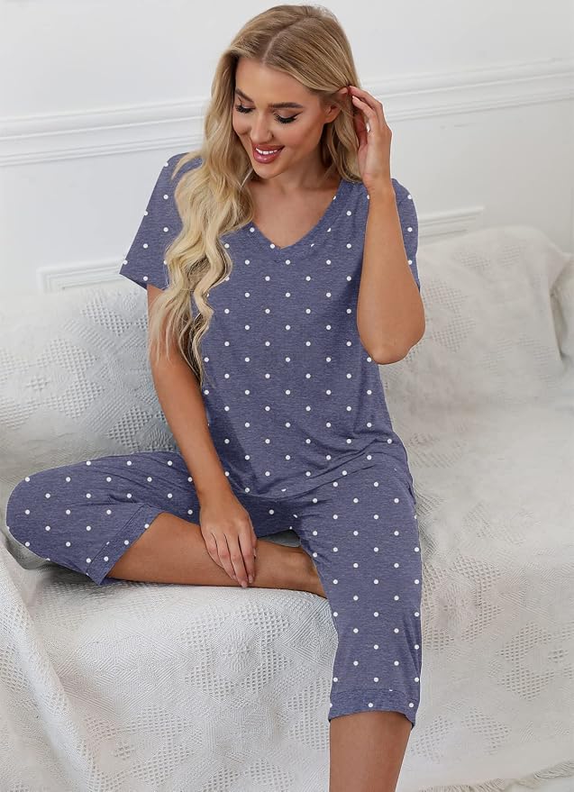 Dot-navy Blue