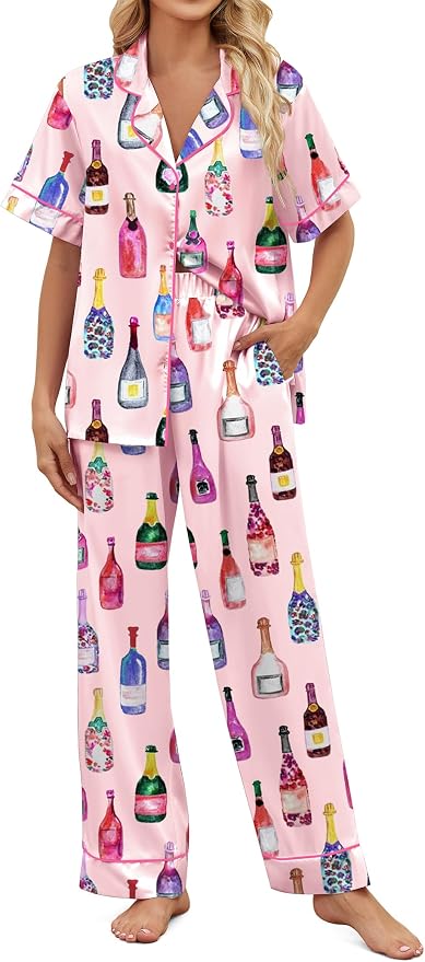 Pink Champagne Bottle