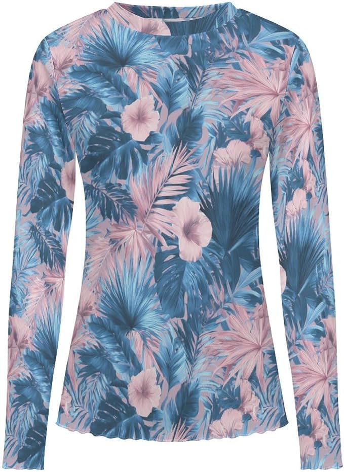 Blue Pink Floral