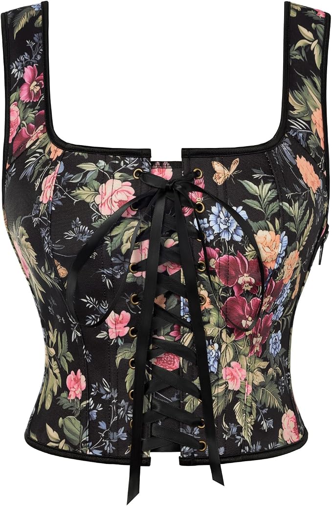 Black Multi Floral