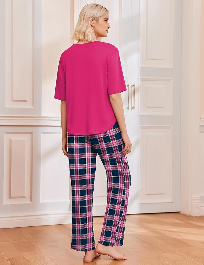 Rose Plaid/Black Plaid
