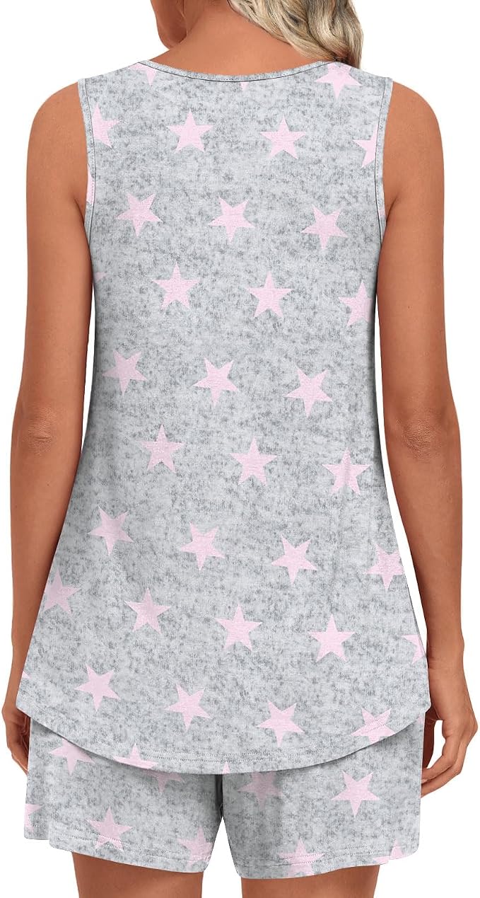 1-pink Star Grey