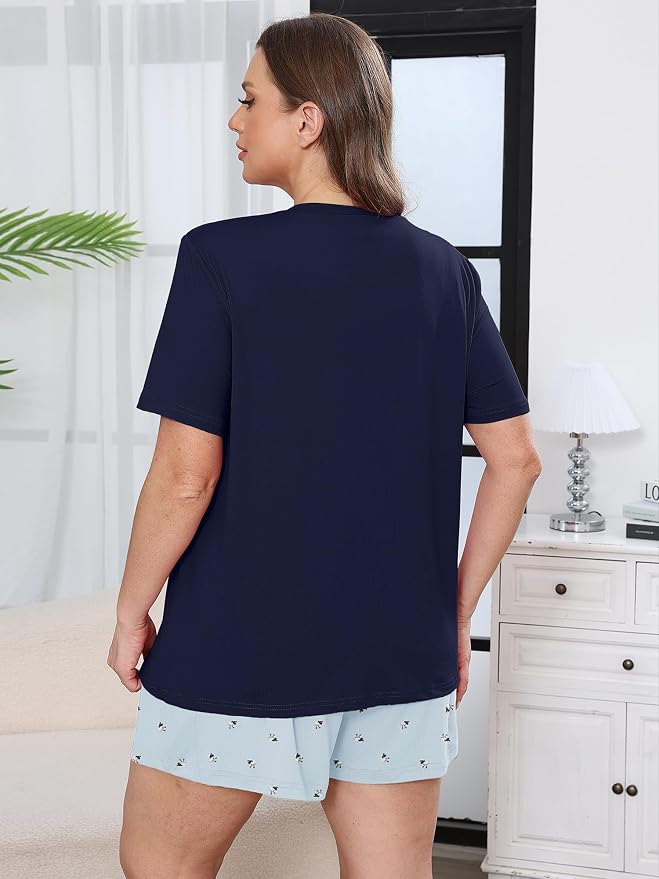 Lamb Print Light Blue