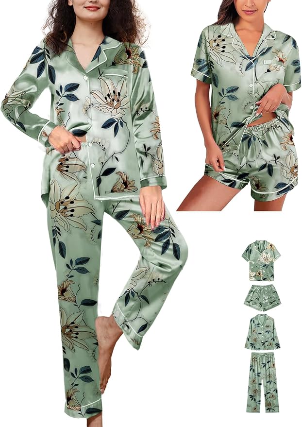 Floral A04-sage
