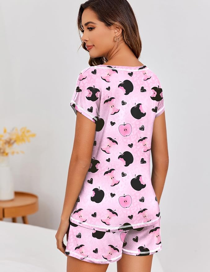 Pink Hearts Apple