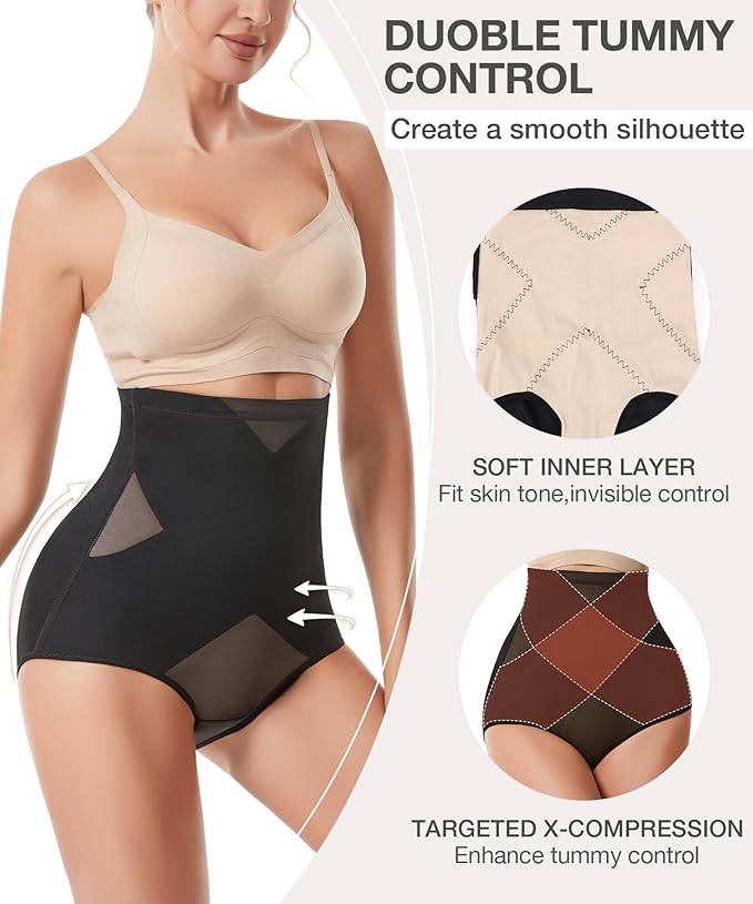 High Waisted-cross Black