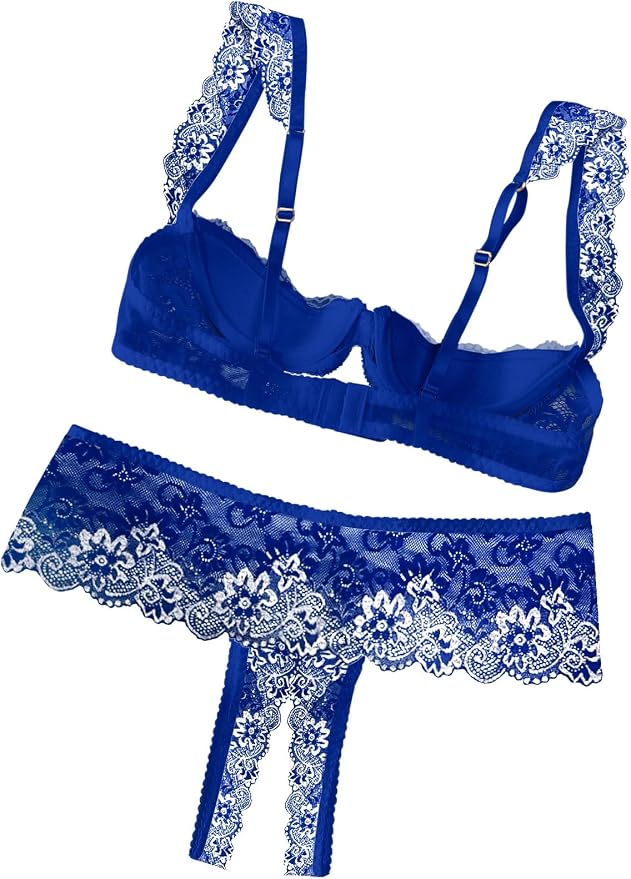 Floral Royal Blue