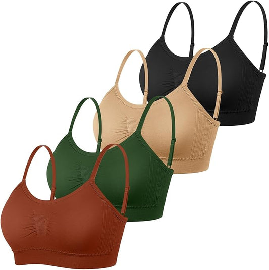 Black, Caramel, Green, Nude