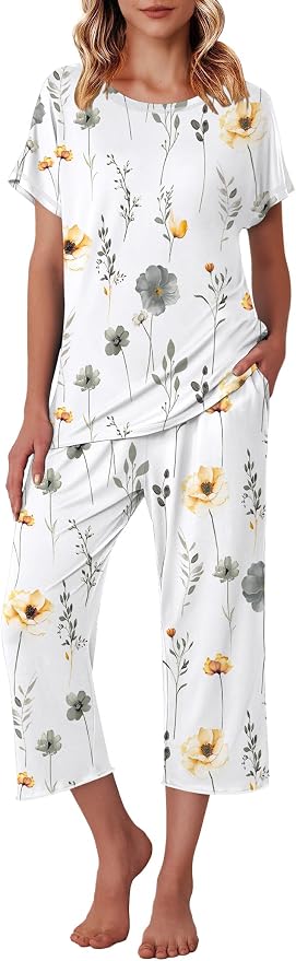White Flowers Print