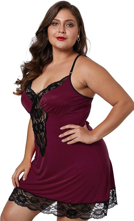 Burgundy With Satin Bow Detail