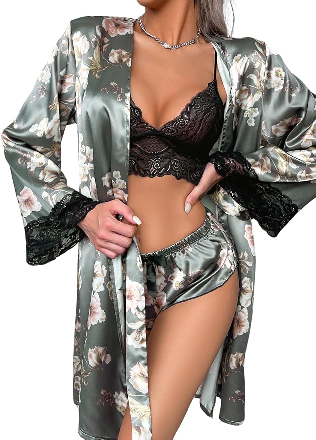 Celadon Green Floral