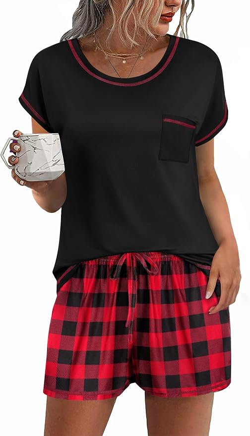 Plaid Red and Black