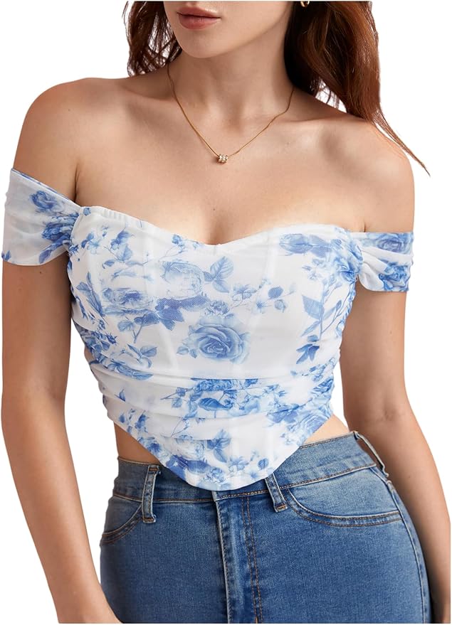 Blue and White