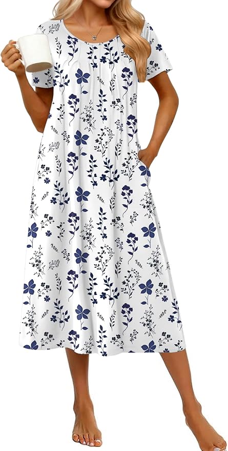 Navy Blue Flower