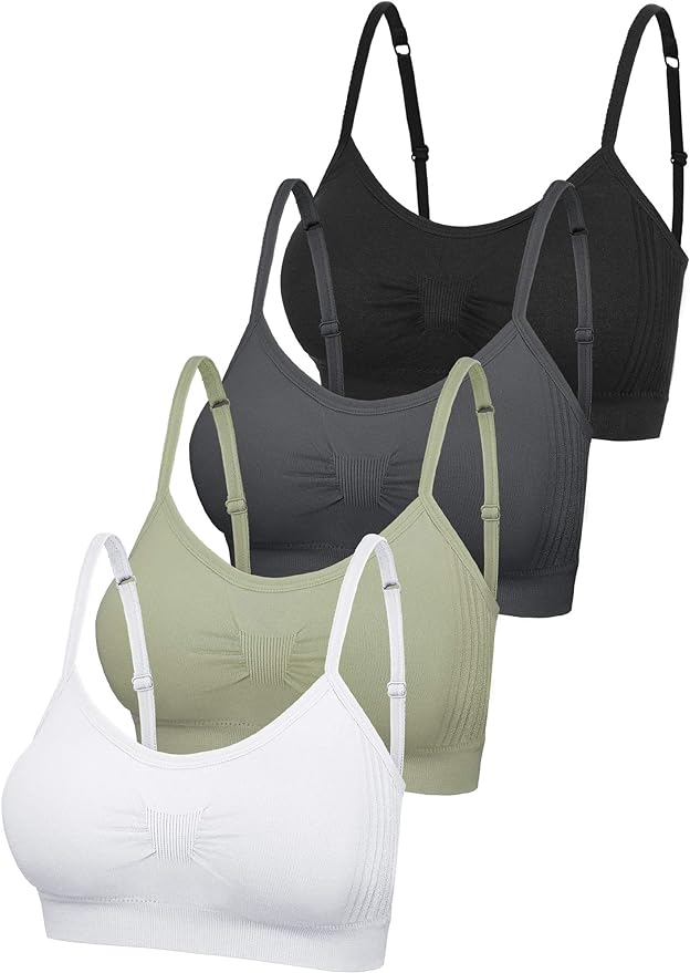 Black, Grey, Green, White
