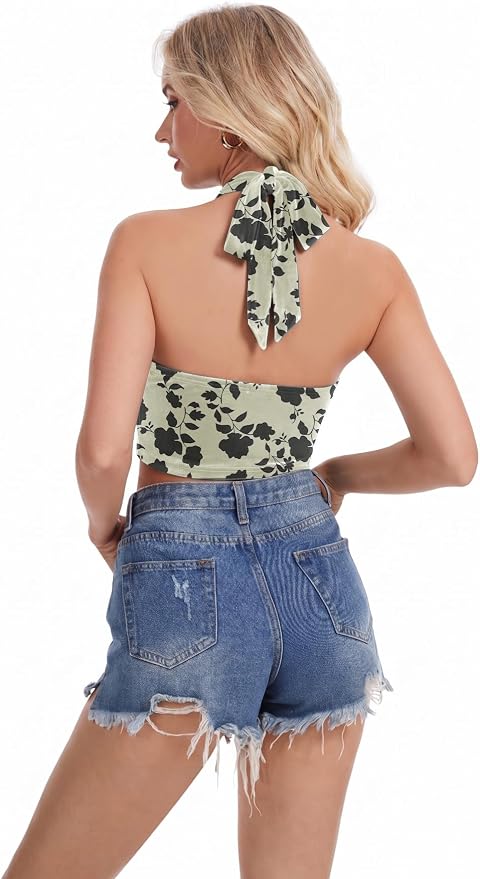 14 White Black Floral