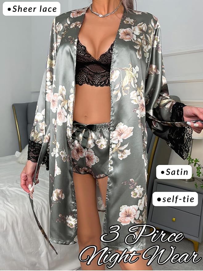 Celadon Green Floral