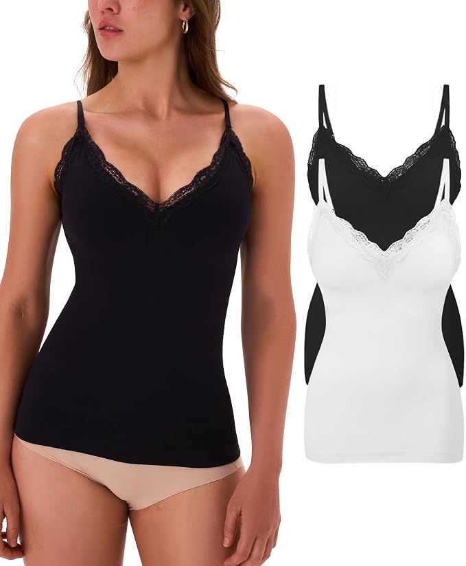 Lace-black/White 2pk
