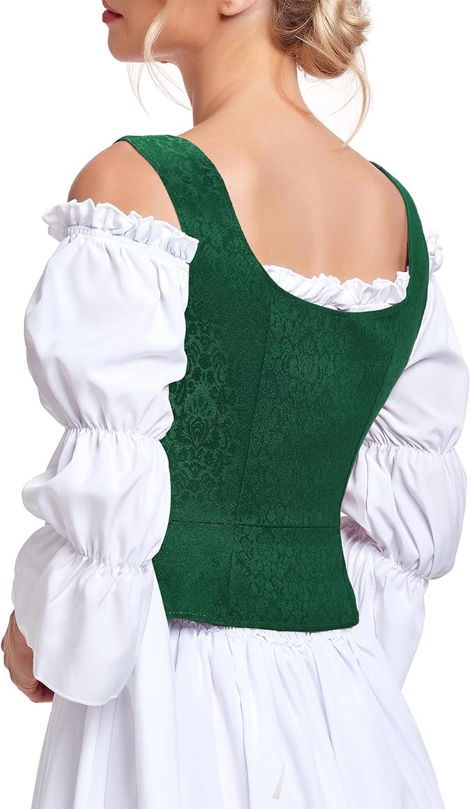 Jacquard Green Corset