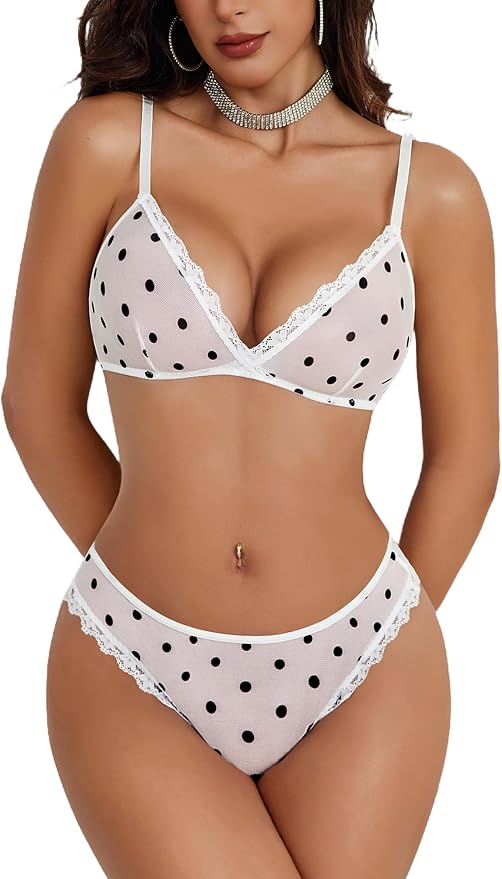 Polka Dot White