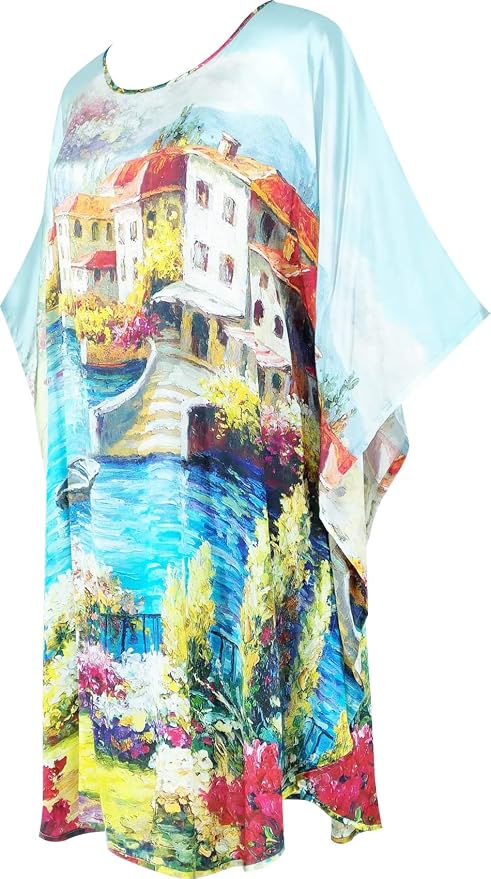 Boat Flowing Water Light Blue