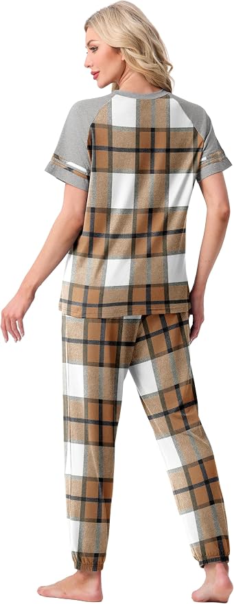 Fp-brown White Plaid
