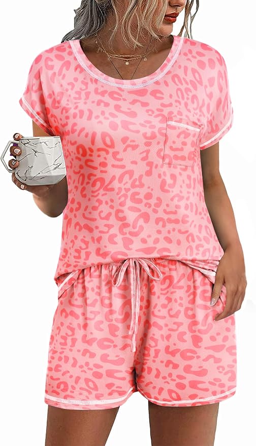 Cartoon Pink Leopard Print