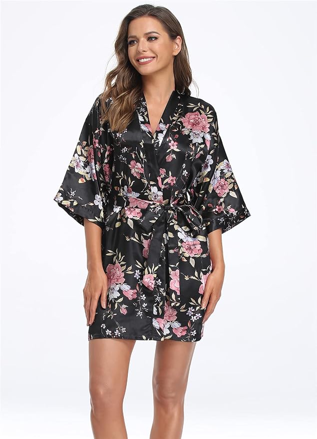 Floral-black & Red