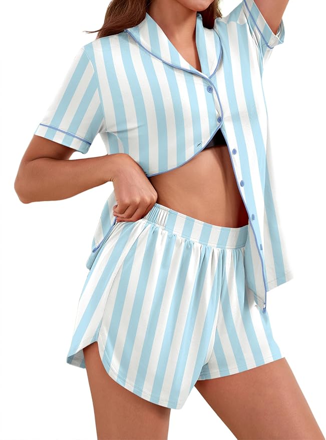 Blue White Stripes