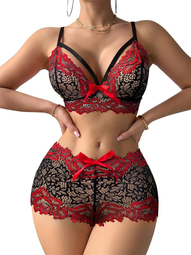 Flower Black Red