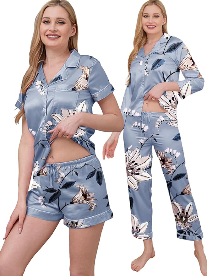 Floral A04-dusty Blue