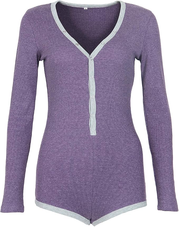 B-long Sleeve-purple&gray
