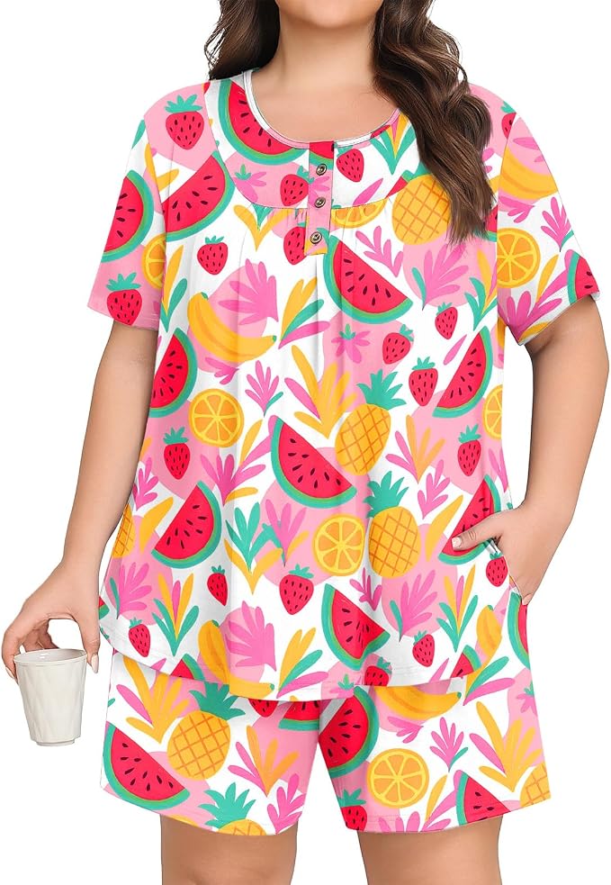 White Fruit Print
