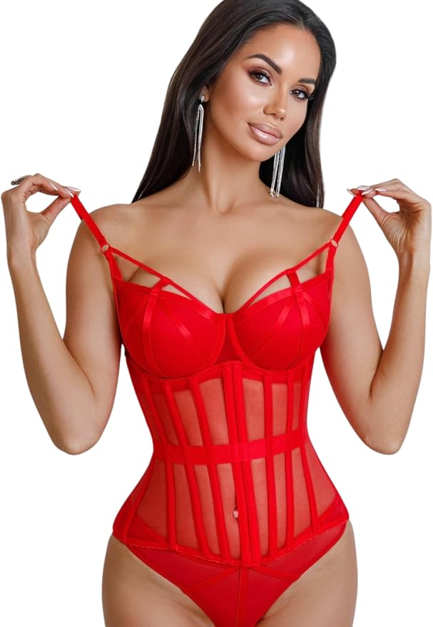Red - Measure Your Body & Use the Size Chart!