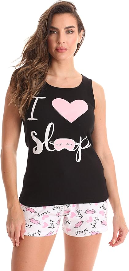 Black - I Love Sleep Mask