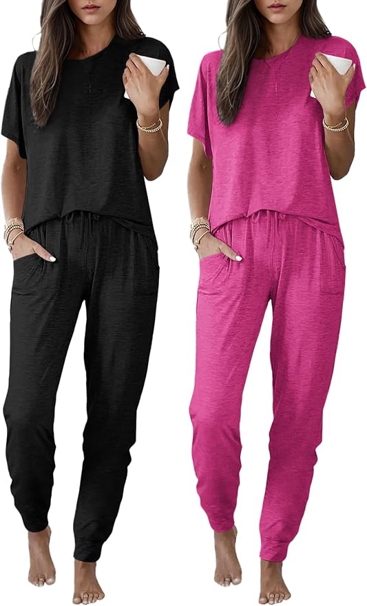 Black and Hot Pink