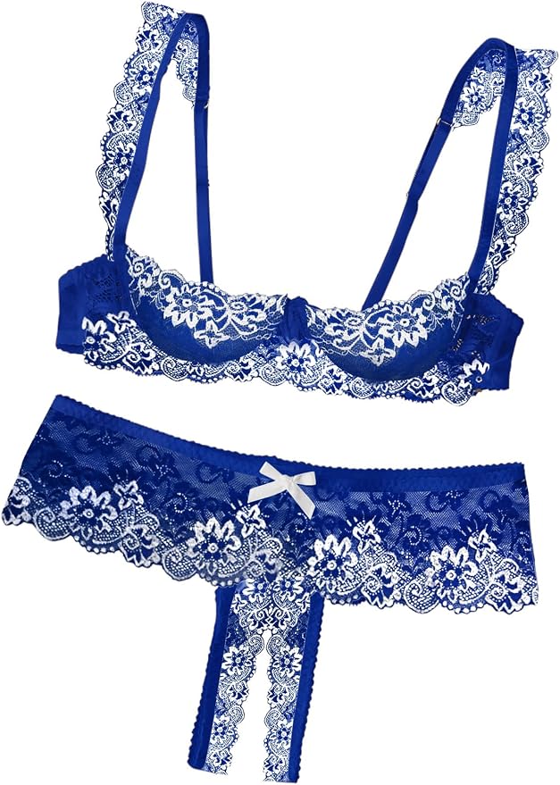 Floral Royal Blue
