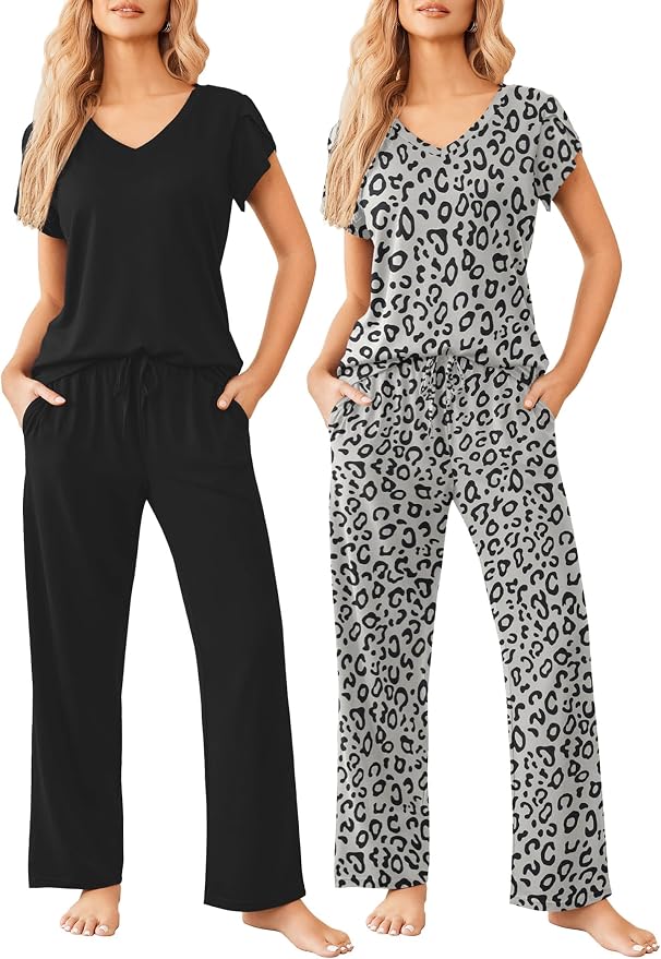 Gray Leopard/Black