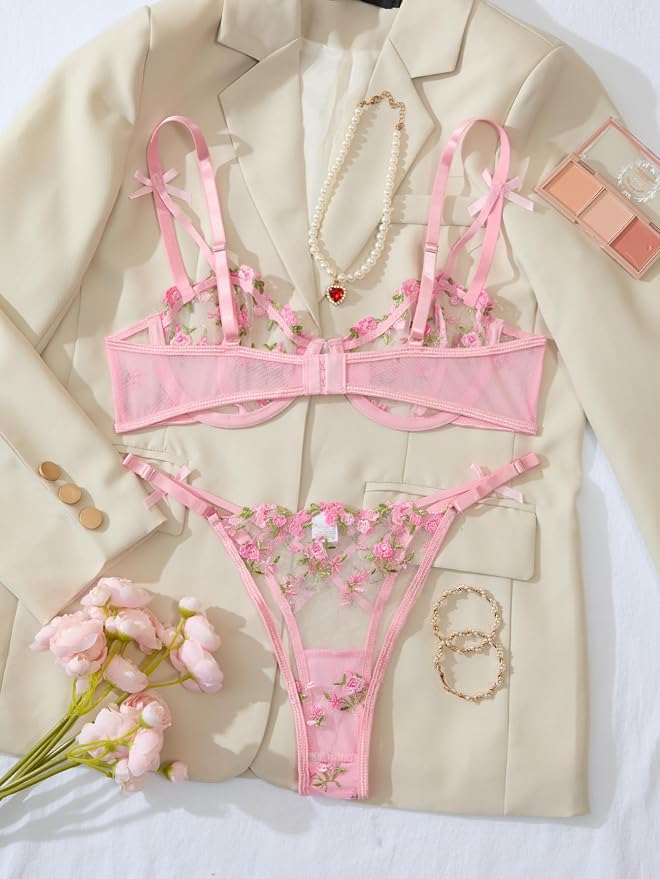Bow Flower Pink