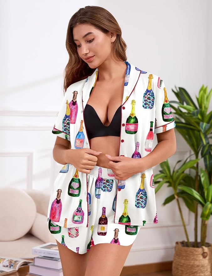 White Wine Bottle Print