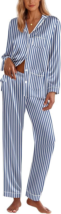 Blue White Stripe