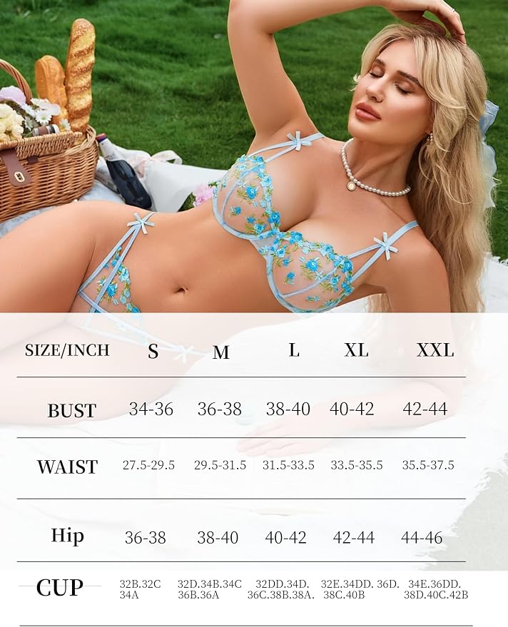 Floral Light Blue